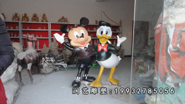 玻璃钢唐老鸭雕塑 (14)