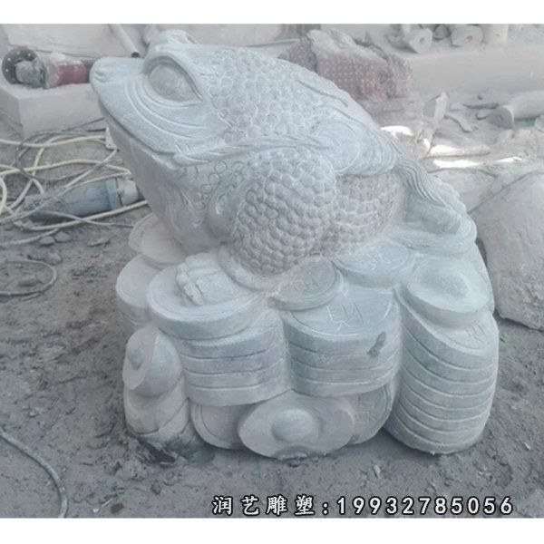 金蟾动物广场石雕