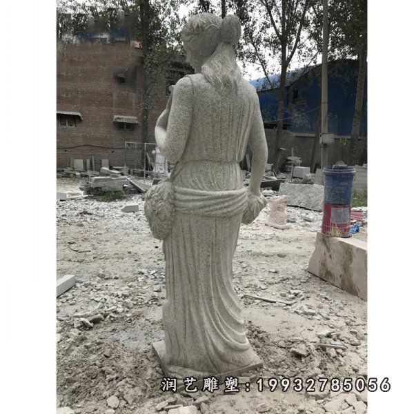 西方人物景区石雕