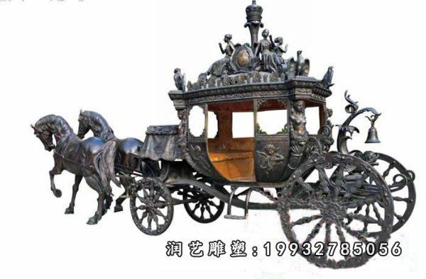 马车铜雕 (20)