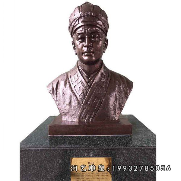 景区蔡伦铜雕