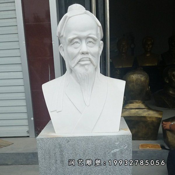 校园人物华佗石雕