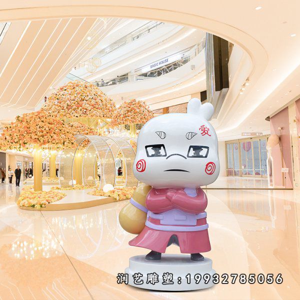 玻璃钢公仔卡通雕塑 (2)