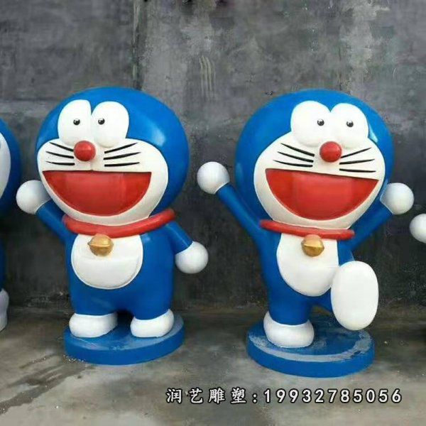 医院玻璃钢哆啦A梦雕塑