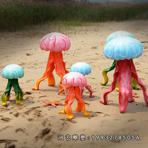庭院玻璃钢海洋生物仿真雕塑