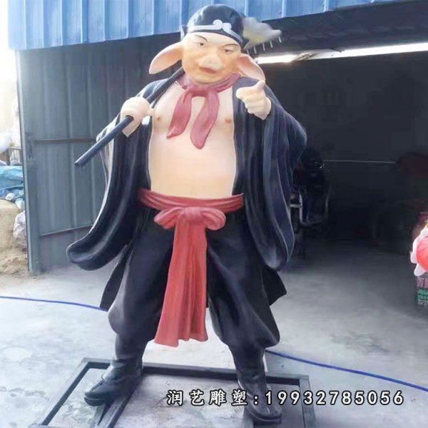 别墅玻璃钢西游记雕塑