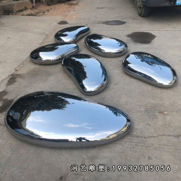 庭院不锈钢水滴雕塑