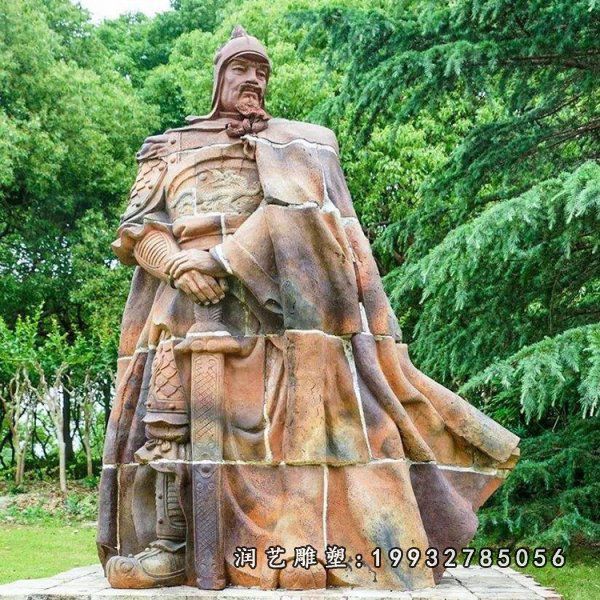 企业人物戚继光石雕