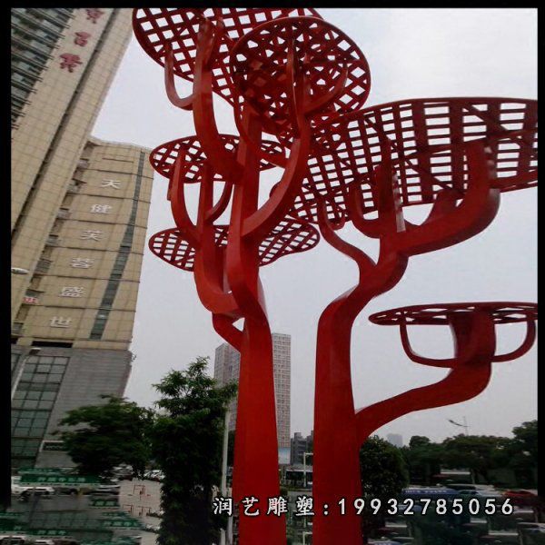 不锈钢蘑菇雕塑 (17)