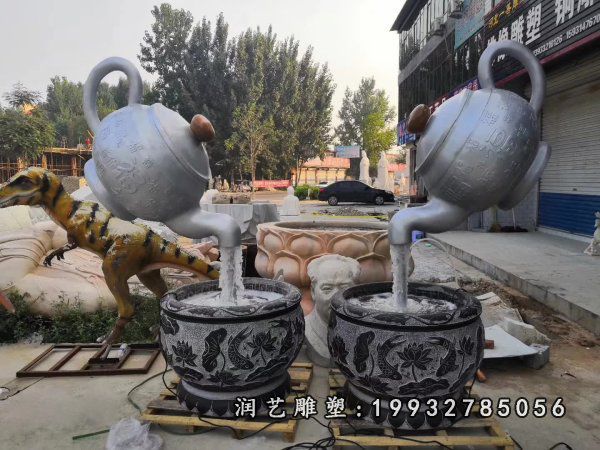 不锈钢喷泉雕塑 (15)