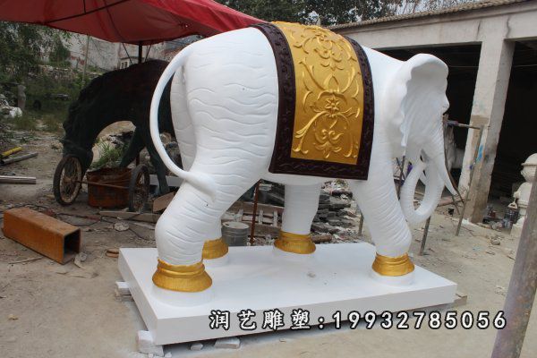 玻璃钢大象雕塑 (32)