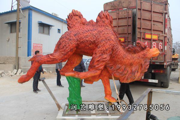 玻璃钢骆驼雕塑 (50)