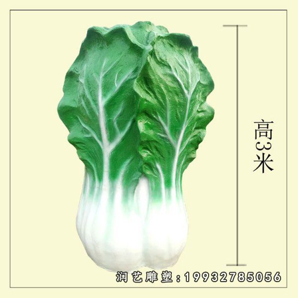 小区玻璃钢仿真白菜雕塑 (56)