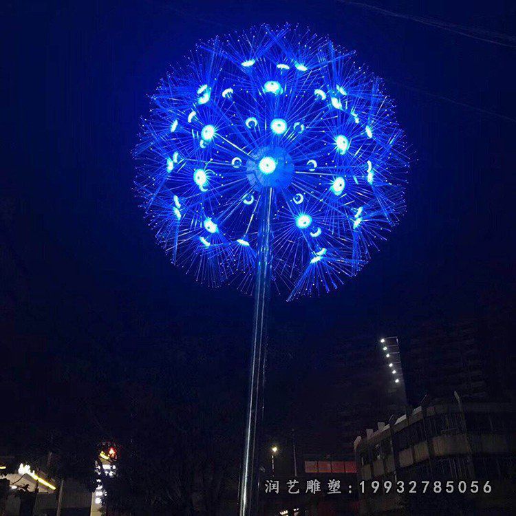 不锈钢蒲公英雕塑  (35)