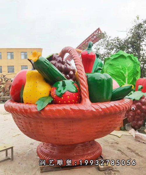 校园玻璃钢蔬菜景观雕塑