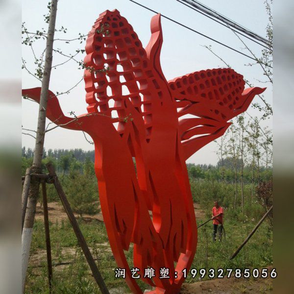 花园不锈钢剪纸景观雕塑