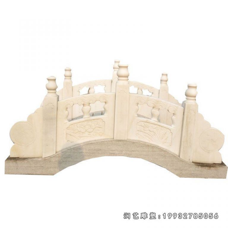 石桥雕塑，汉白玉景观雕塑 (2)