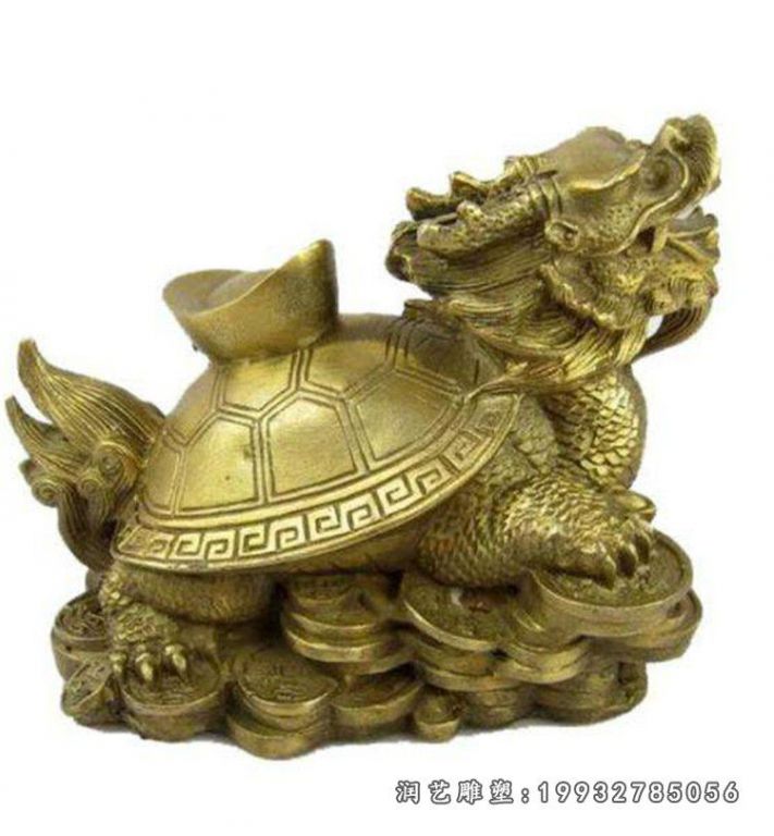 商场龙龟动物铜雕