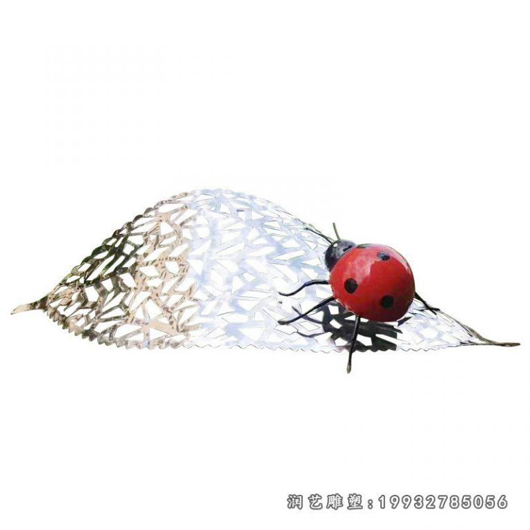 不锈钢瓢虫雕塑 (4)