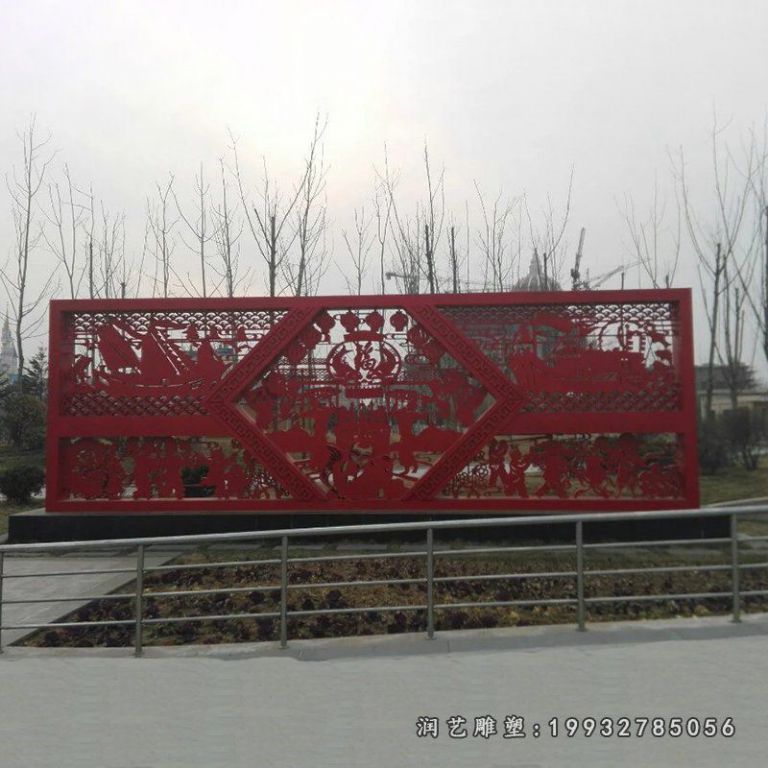 不锈钢剪纸雕塑 (37)