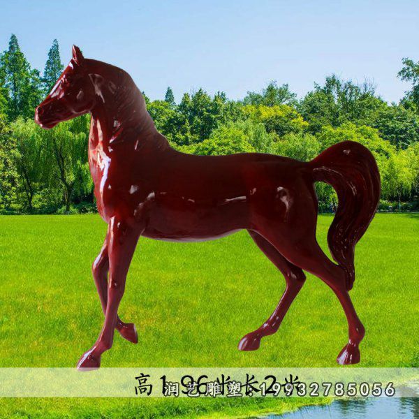 玻璃钢马雕塑 (493)