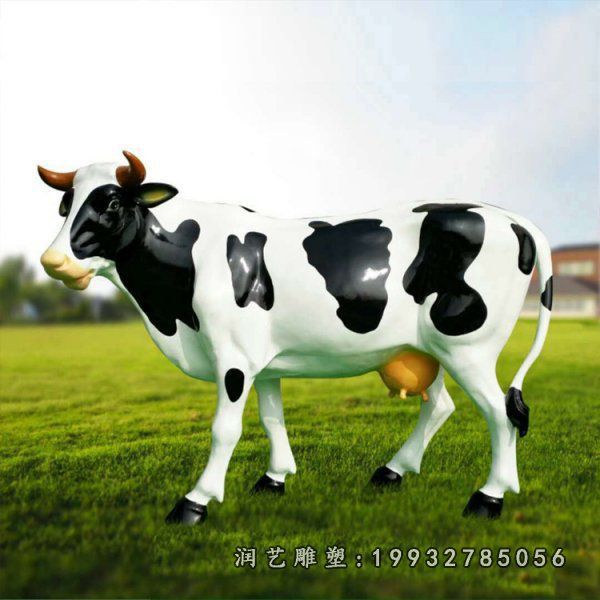 玻璃钢奶牛雕塑 (244)