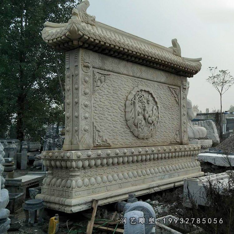 公园影壁景观石雕