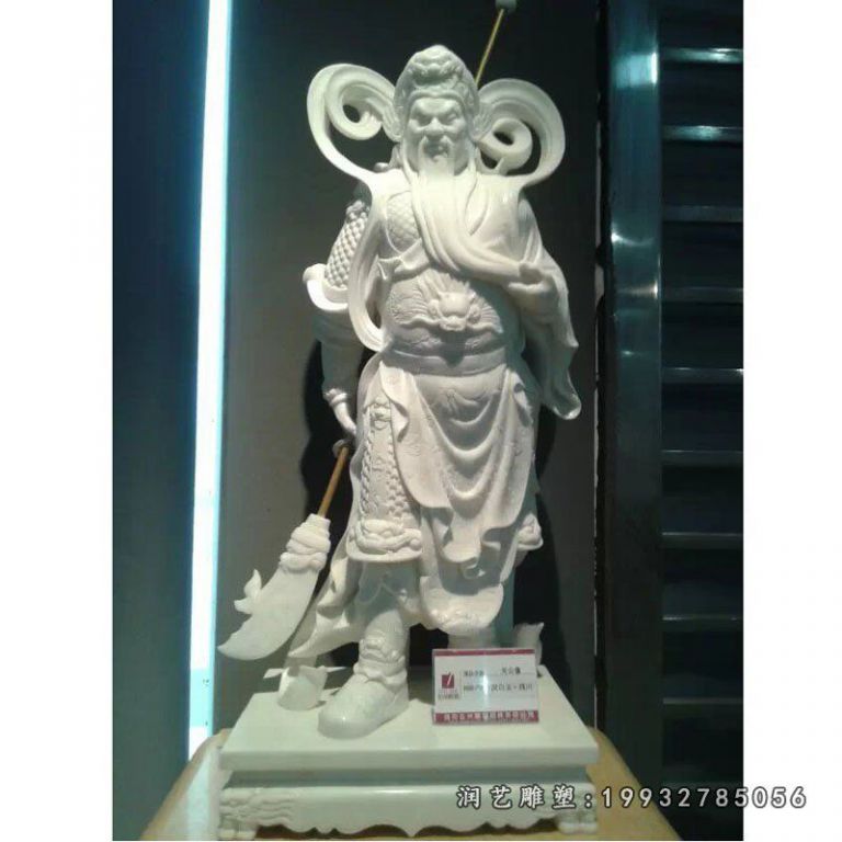 四大天王石雕,汉白玉精雕四大天王 (1)