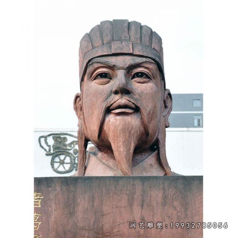学校校园诸葛亮人物石雕