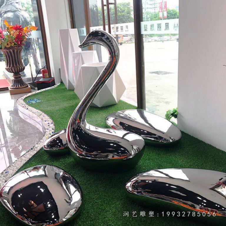 游乐场不锈钢鹅卵石景观雕塑