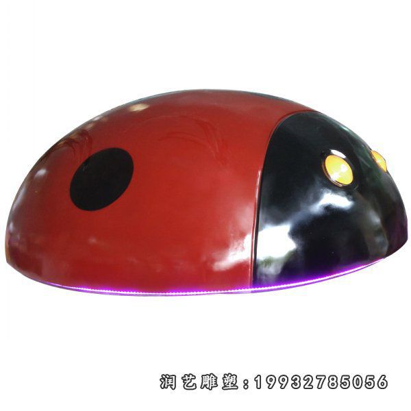 写字楼玻璃钢瓢虫动物雕塑