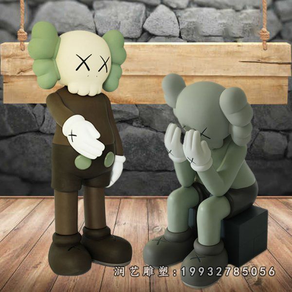 酒店玻璃钢kwas卡通雕塑