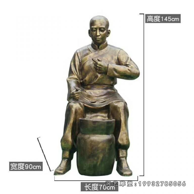 制作中药工艺流程人物雕塑 (5)