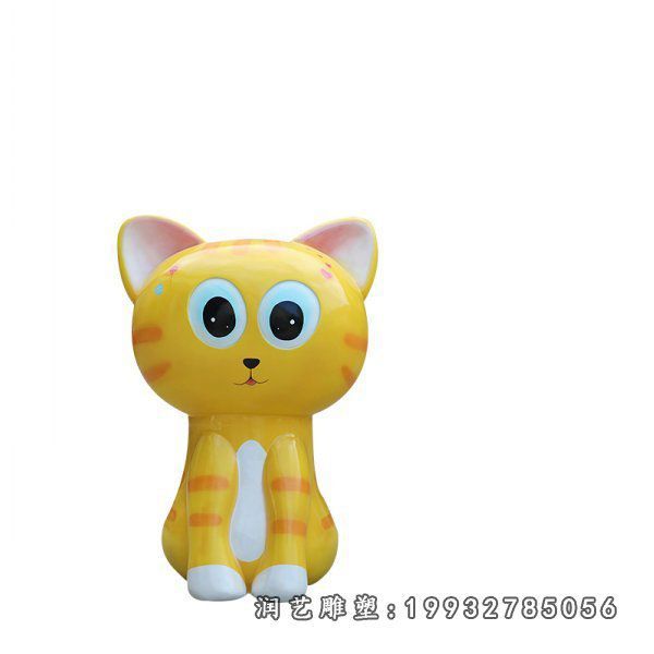 玻璃钢猫雕塑 (57)