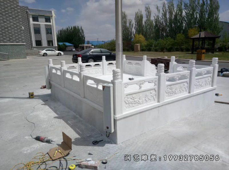 校园升旗台雕塑 (1)