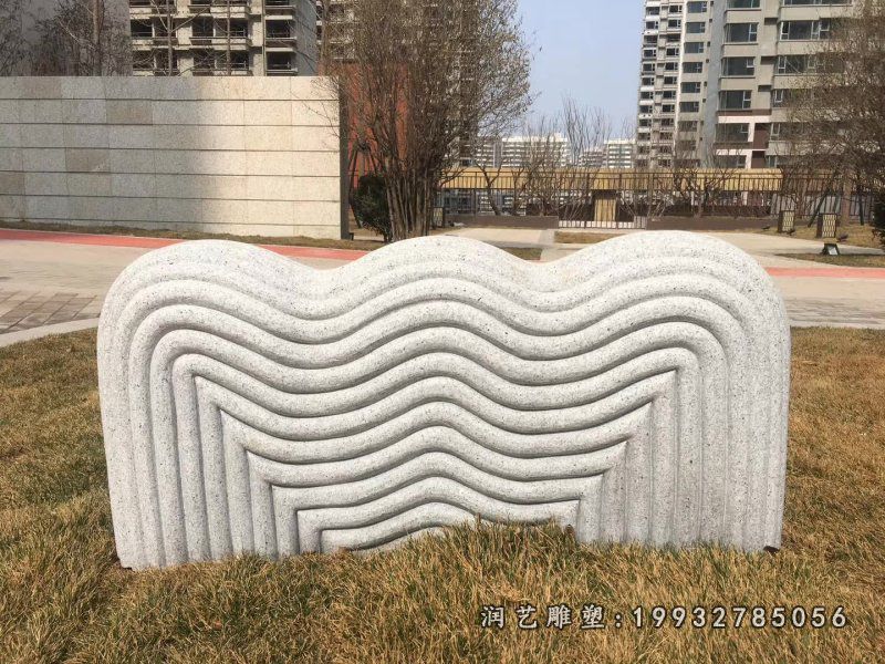 城市纹理假山景观石雕
