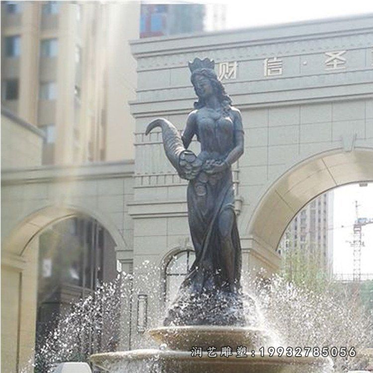 酒店欧式喷泉景观铜雕