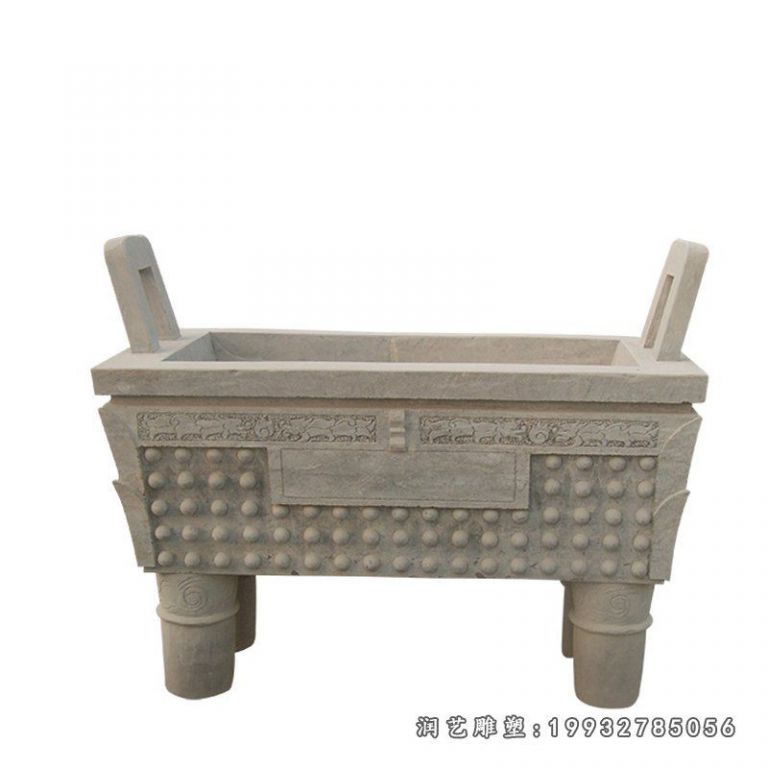 景区香炉景观石雕
