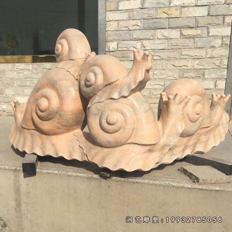 广场蜗牛动物石雕