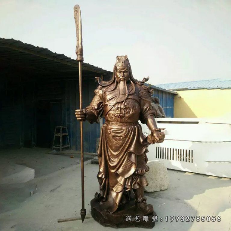 铸铜关公铜雕关公