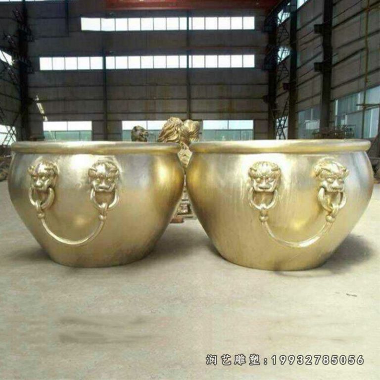 景区景点水缸景观铜雕