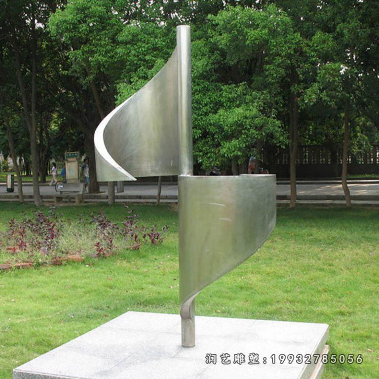 广场不锈钢风车景观雕塑