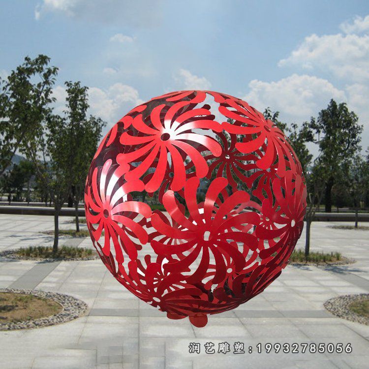 不锈钢城市缕空球雕塑 (3)[1]