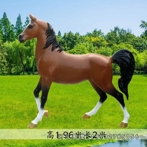 玻璃钢马雕塑 (33)