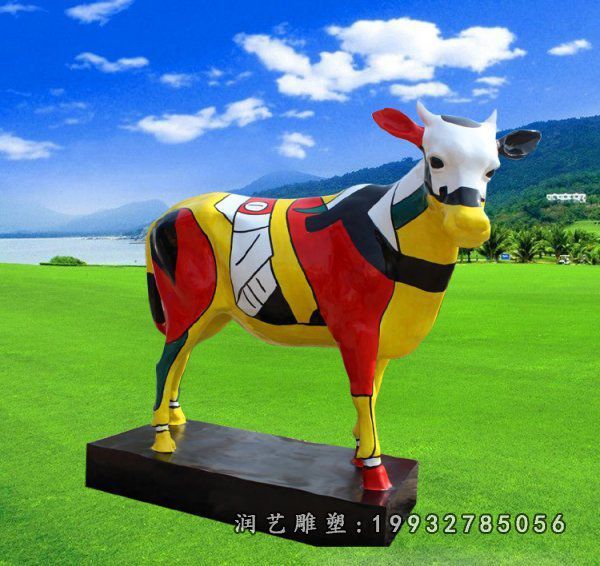 玻璃钢牛雕塑 (9)
