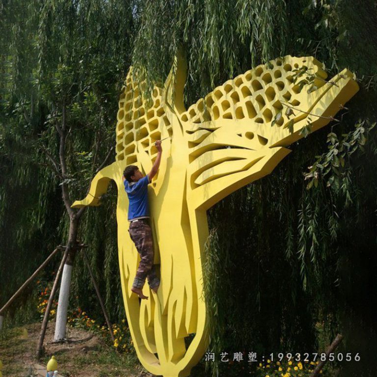 不锈钢剪纸雕塑 (52)