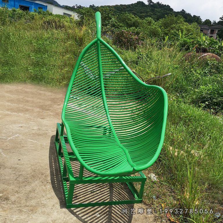 不锈钢树叶雕塑 (77)