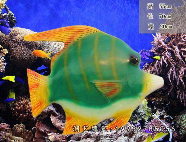 商场玻璃钢鱼动物雕塑