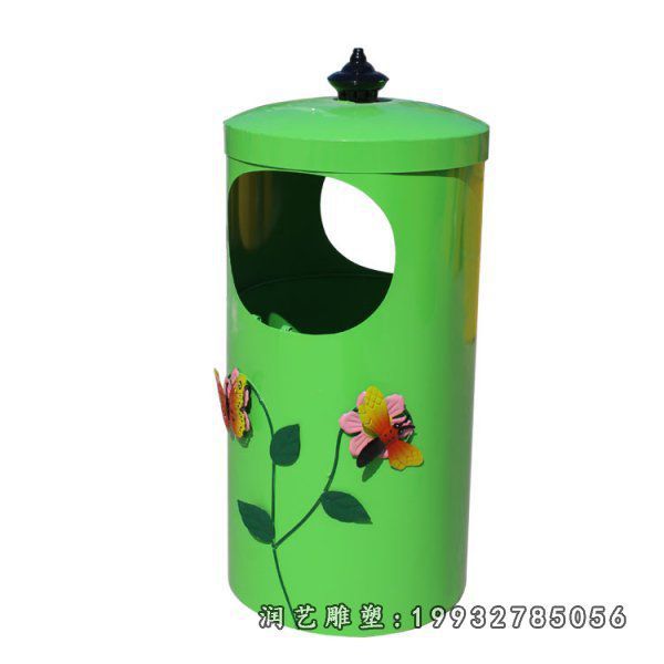 商业街玻璃钢垃圾桶景观雕塑