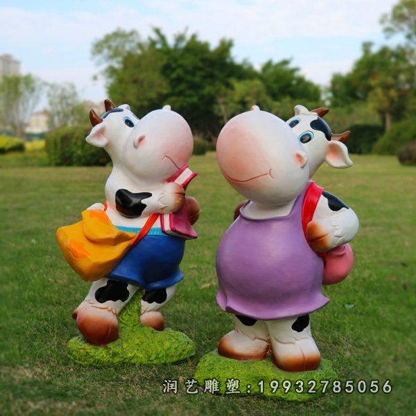 玻璃钢奶牛雕塑 (40)